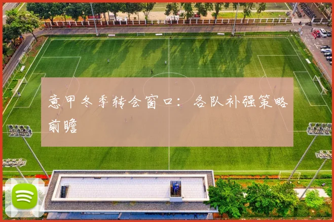 意甲冬季转会窗口：各队补强策略前瞻